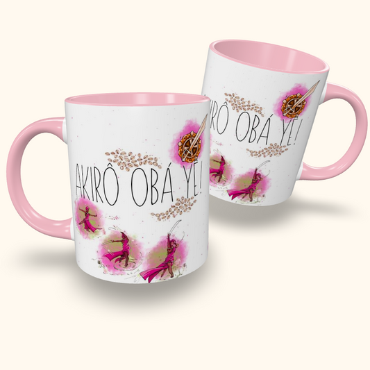 Caneca de Cerâmica Saudação - Obá