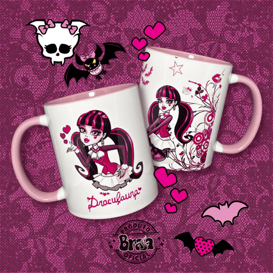 Caneca de Cerâmica Monster High - Draculaura