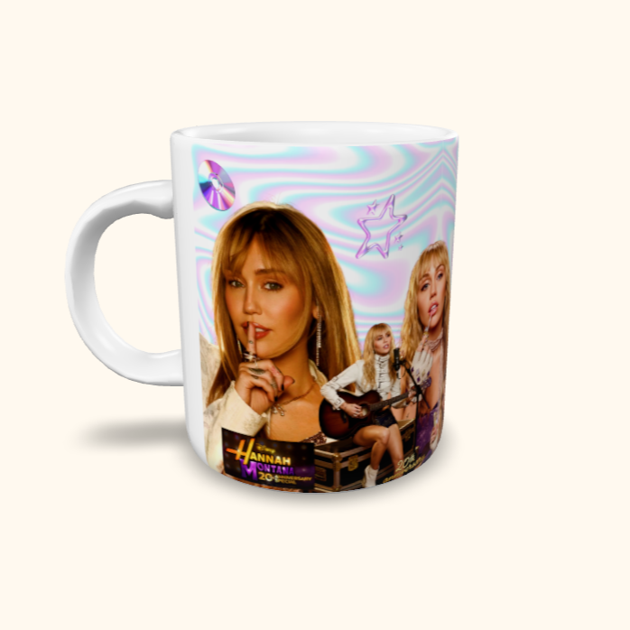 Caneca de Cerâmica Hannah Montana 20th Anniversary