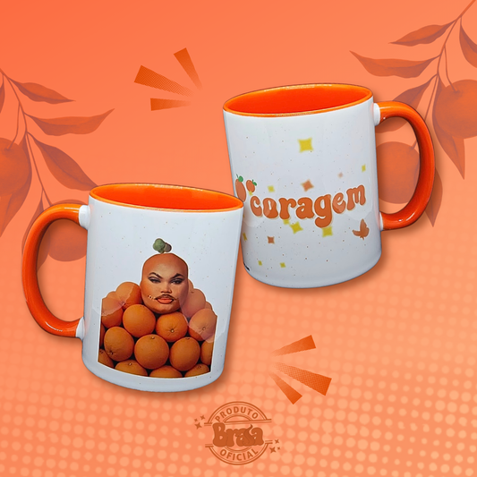 Caneca de Cerâmica Jordann - Coragem