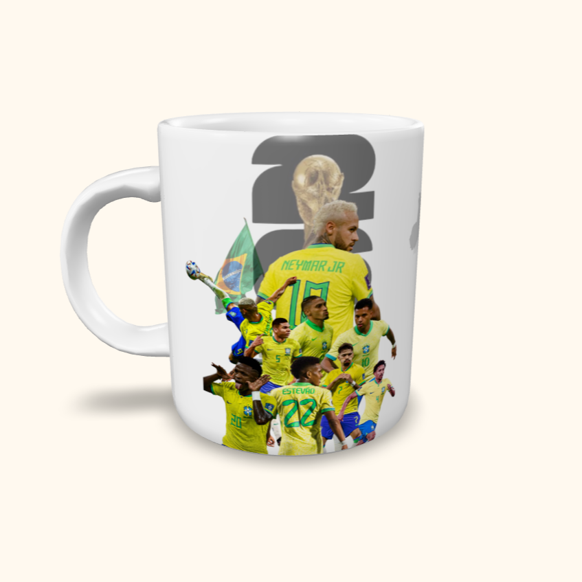 Caneca de Cerâmica Copa 2026 - Rumo ao Hexa