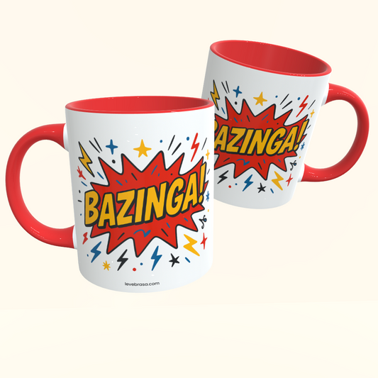 Caneca de Cerâmica Big Bang Theory - Bazinga!