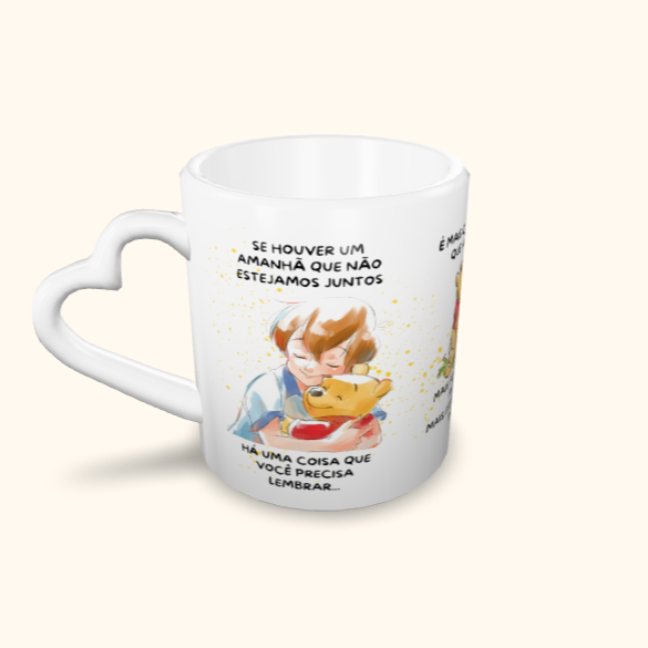 Caneca de Cerâmica Ursinho Pooh - Se houver um amanhã
