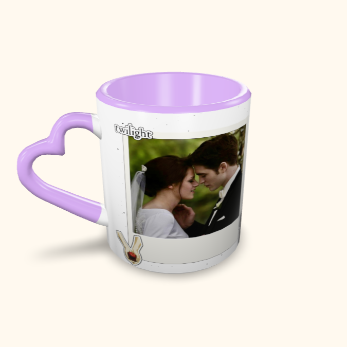 Caneca de Cerâmica Filmes - Edward e Bella