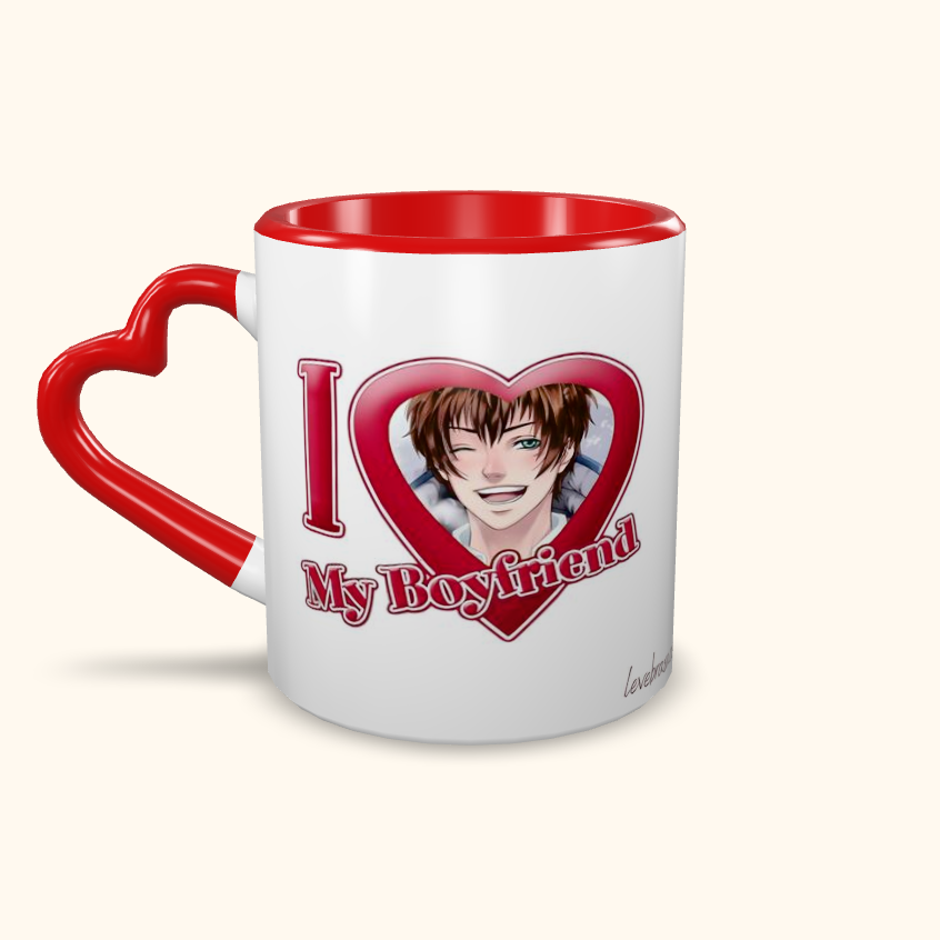 Caneca de Cerâmica I Love My Boyfriend - Amor Doce - Kentin Lerhay