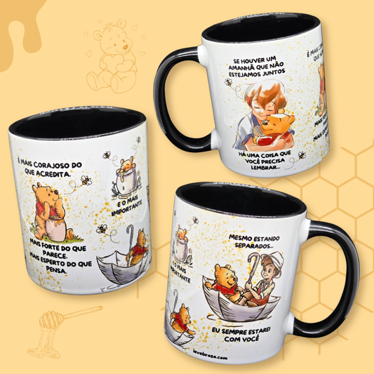 Caneca de Cerâmica Ursinho Pooh - Se houver um amanhã