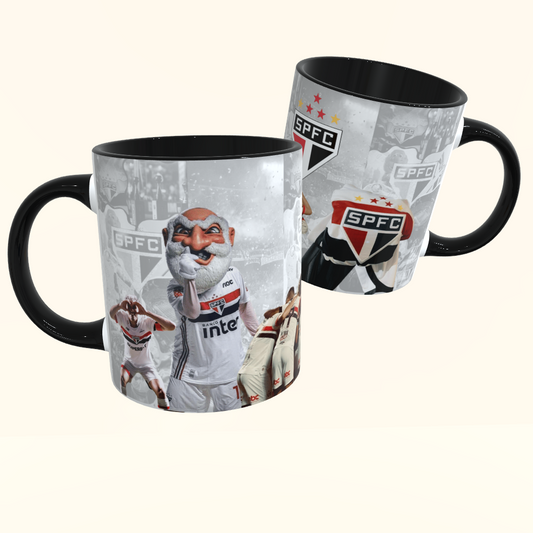 Caneca de Cerâmica Futebol - São Paulo - Time