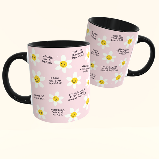Caneca de Cerâmica Motivação diaria