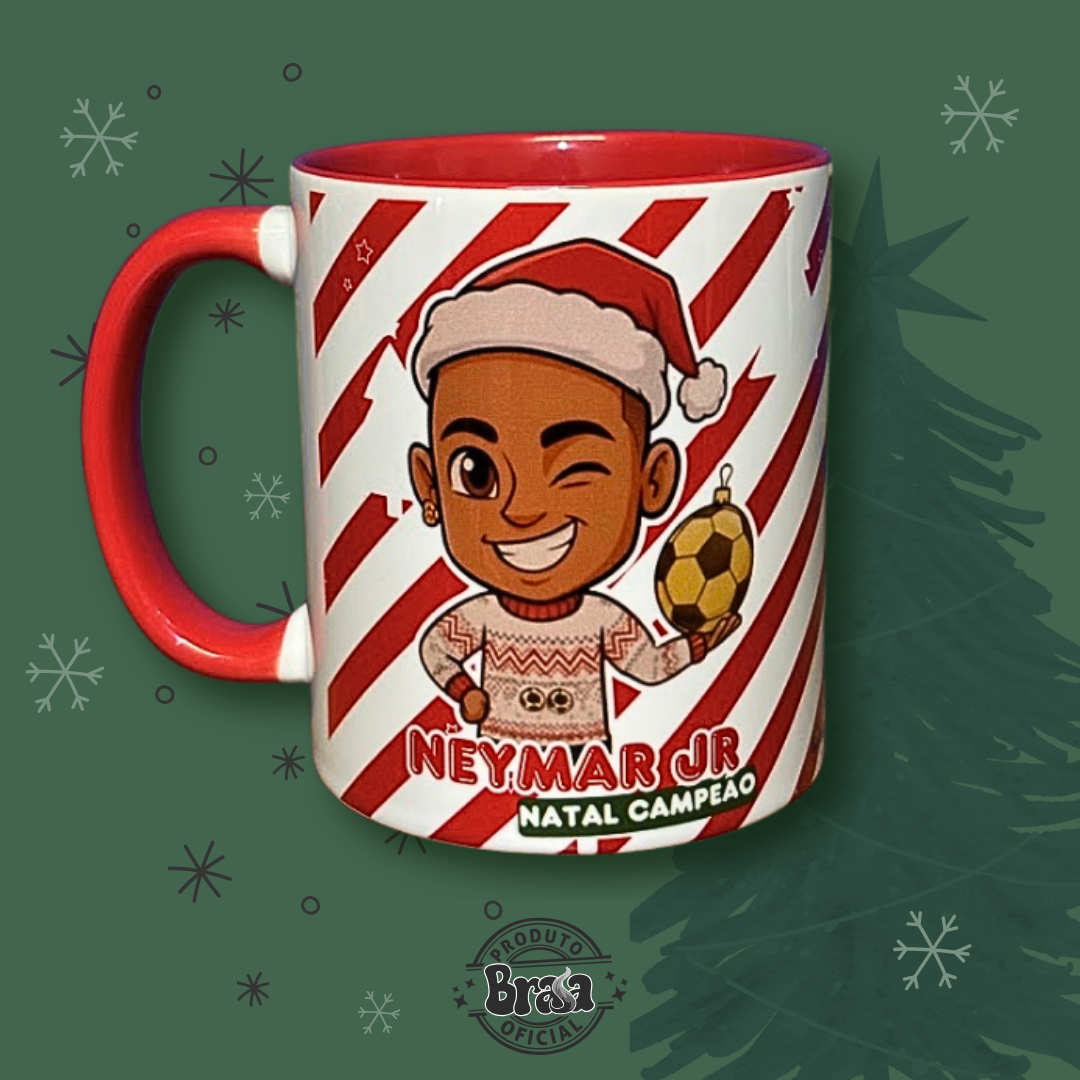 Caneca de Cerâmica Neymar - Natal Campeão