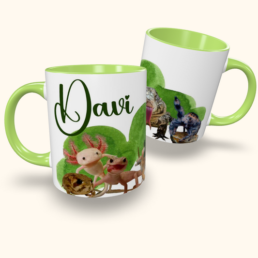 Caneca de Cerâmica Personalizada - Animais Terrestres