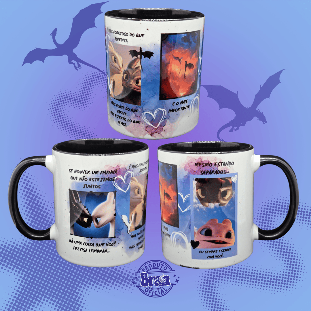 Caneca de Cerâmica Dia dos Namorados - Banguela e Furia da Luz