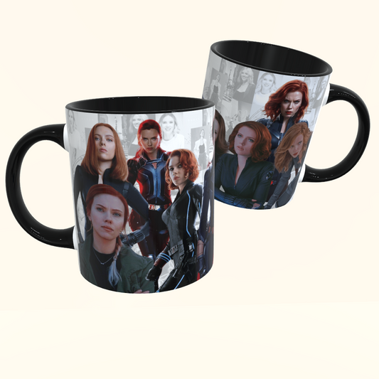Caneca de Cerâmica Herois - Viúva Negra