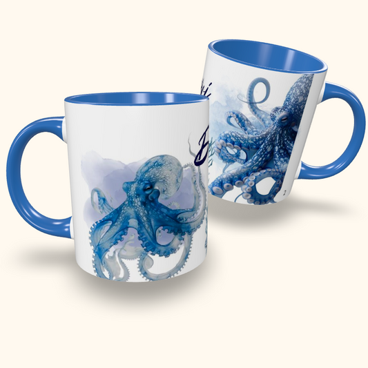 Caneca de Cerâmica Personalizada - Animais Aquáticos