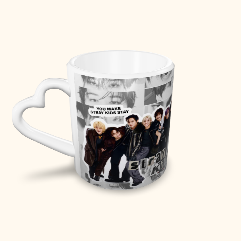 Caneca de Cerâmica Artistas - Stray Kids - You Make Stray Kids Stay