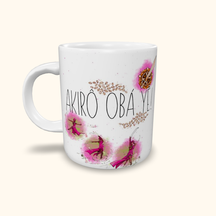 Caneca de Cerâmica Saudação - Obá