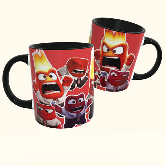 Caneca de Cerâmica Divertidamente - Raiva