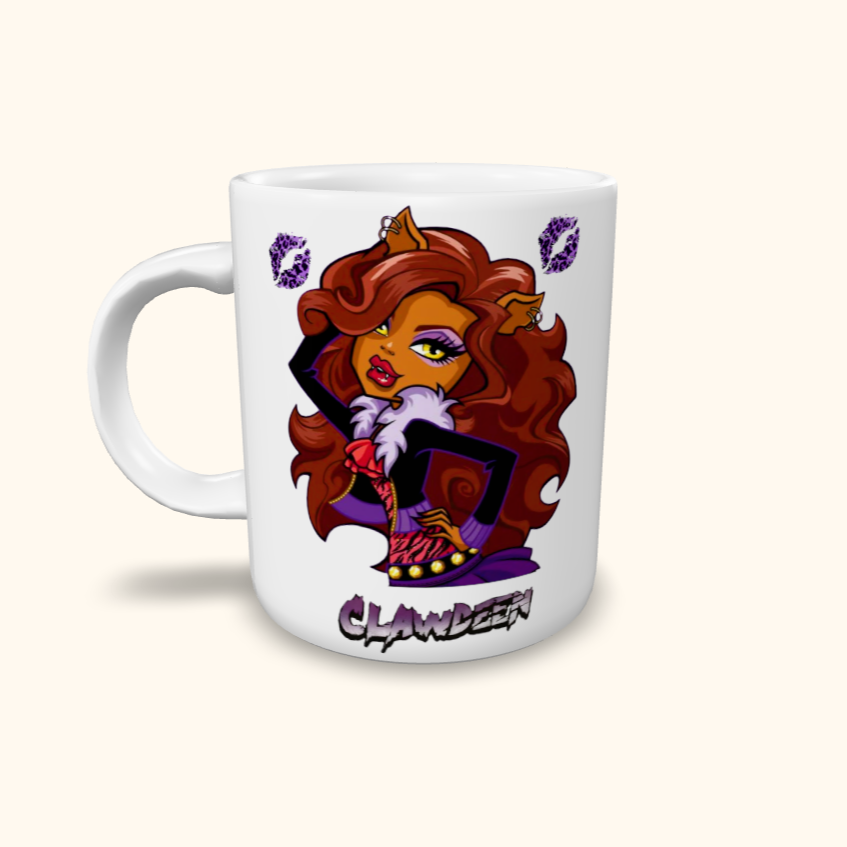 Caneca de Cerâmica Monster High - Clawdeen Wolf