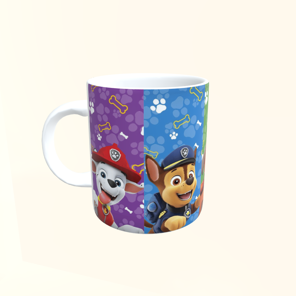 Caneca de Cerâmica Patrulha Canina