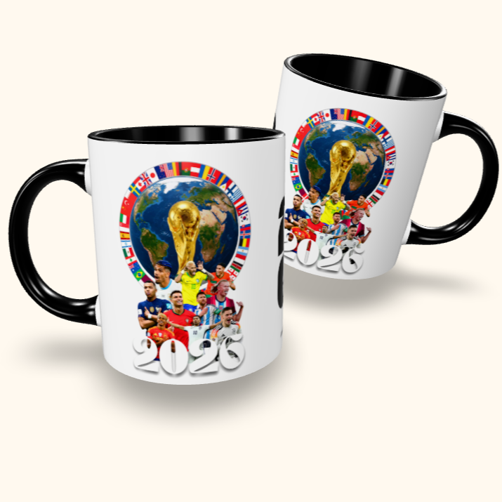 Caneca de Cerâmica Copa do Mundo 2026