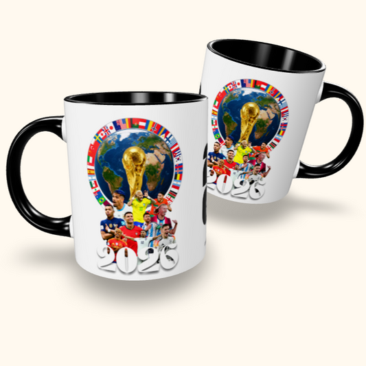 Caneca de Cerâmica Copa do Mundo 2026