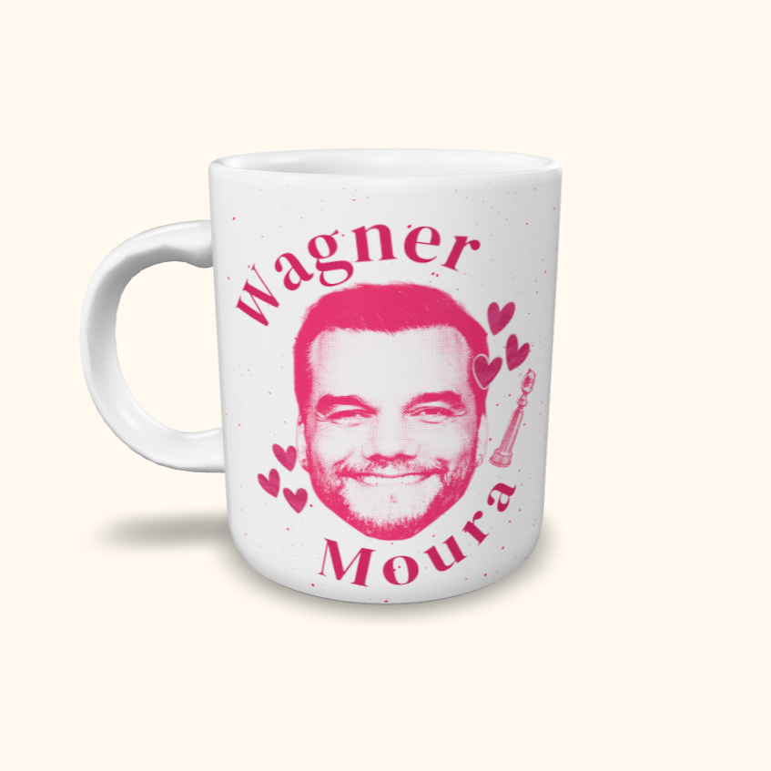Caneca de Cerâmica Wagner Moura