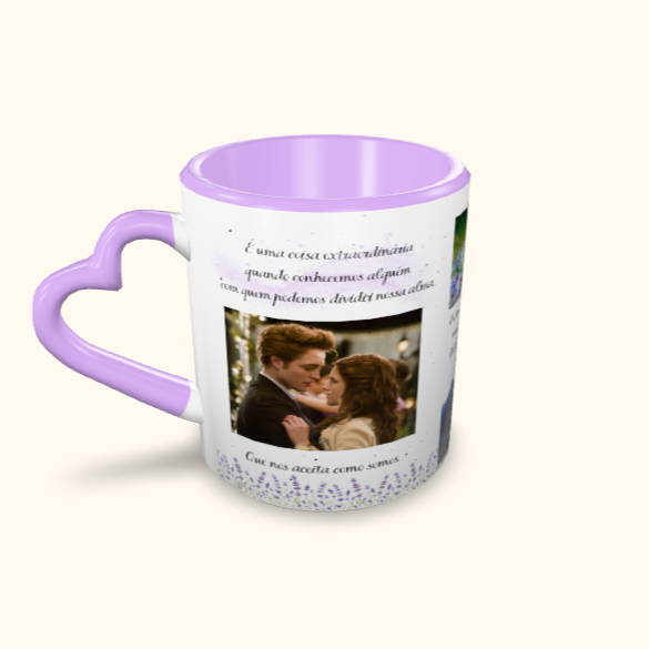 Caneca de Cerâmica Filmes - Votos Edward Cullen