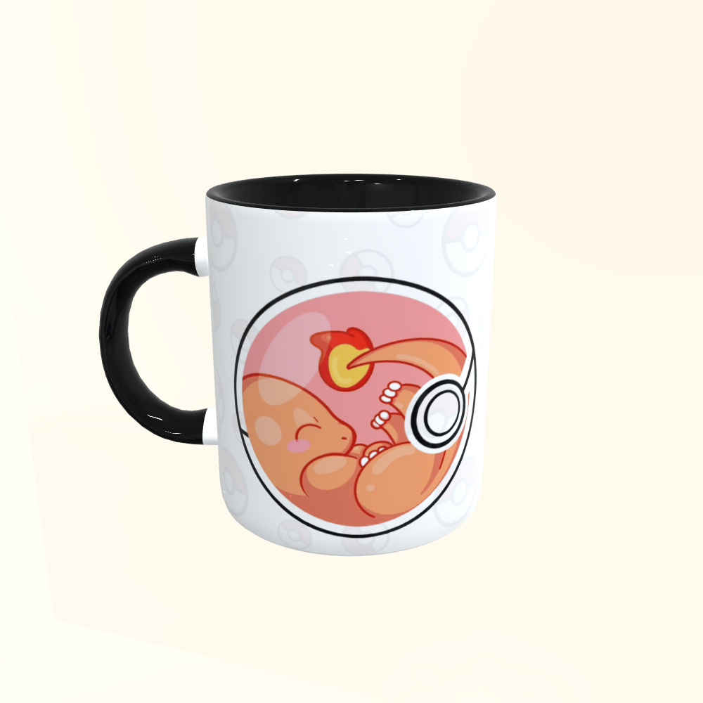 Caneca de Cerâmica Pokémon - Charmander
