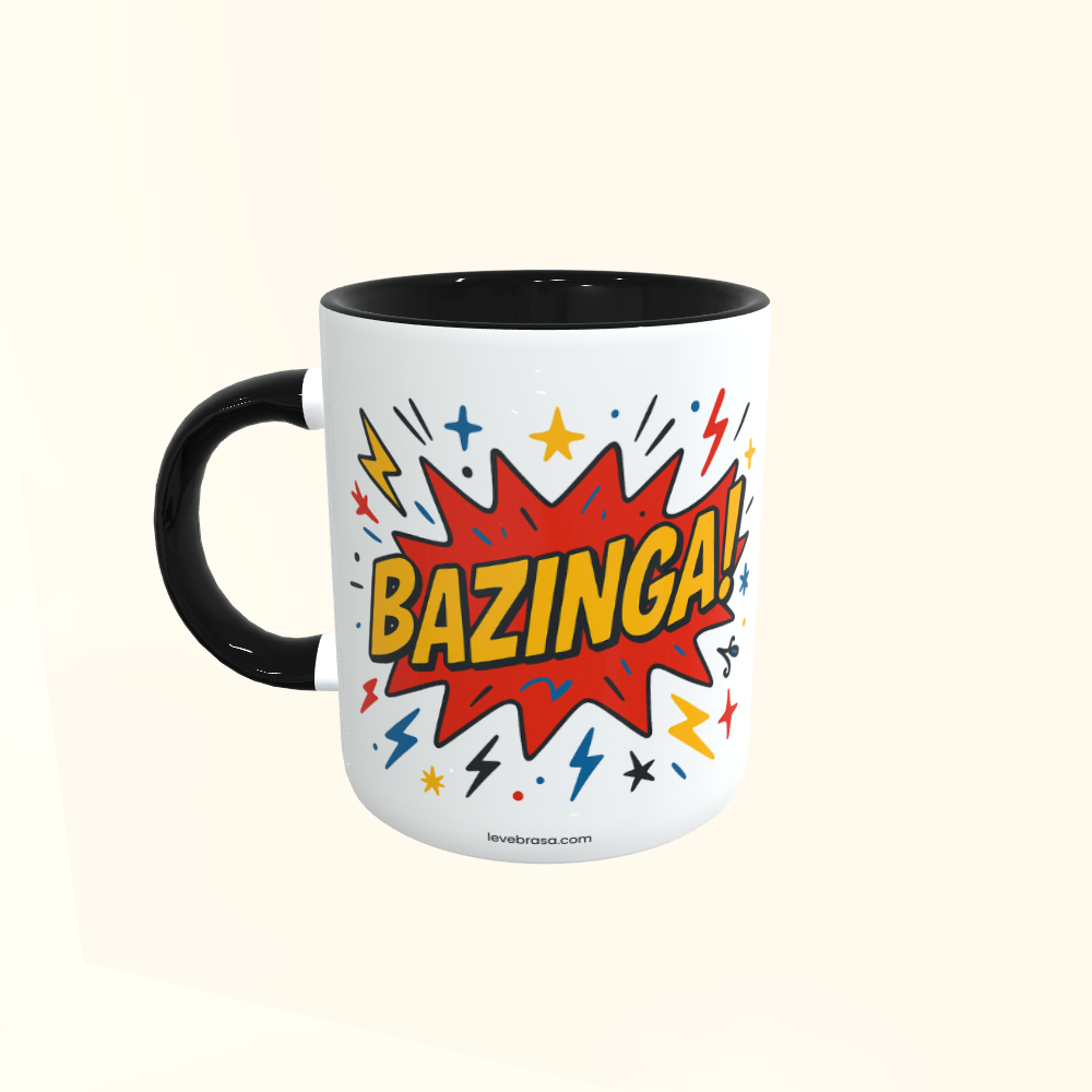 Caneca de Cerâmica Big Bang Theory - Bazinga!