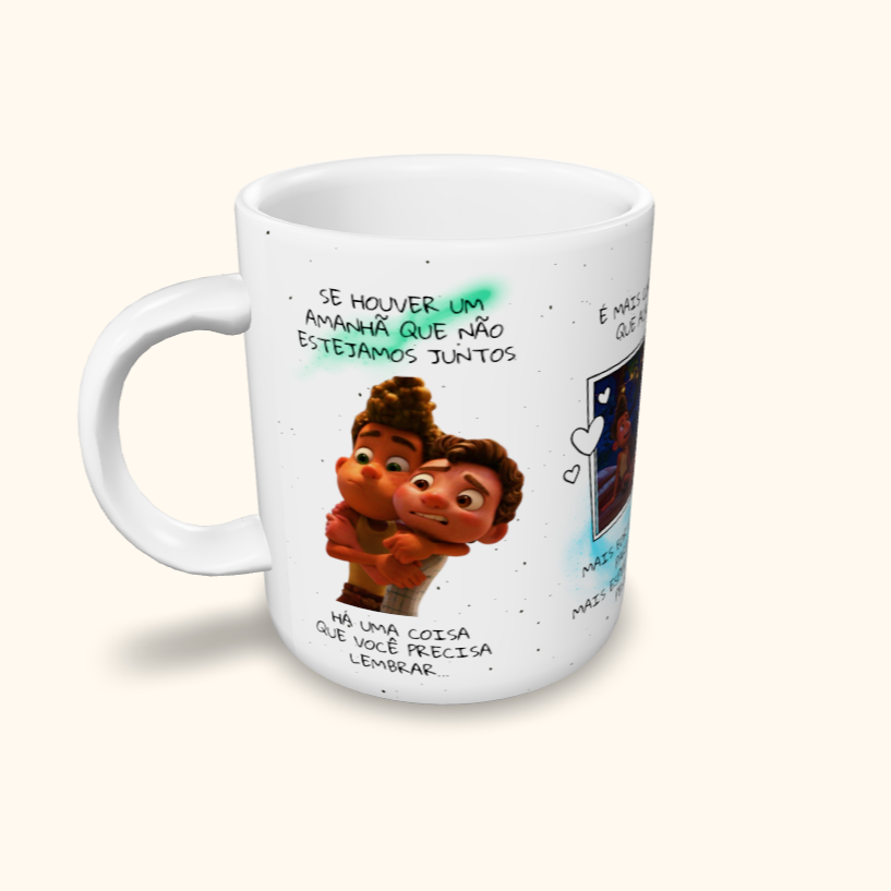 Caneca de Cerâmica Luca e Alberto - Se houver um amanhã