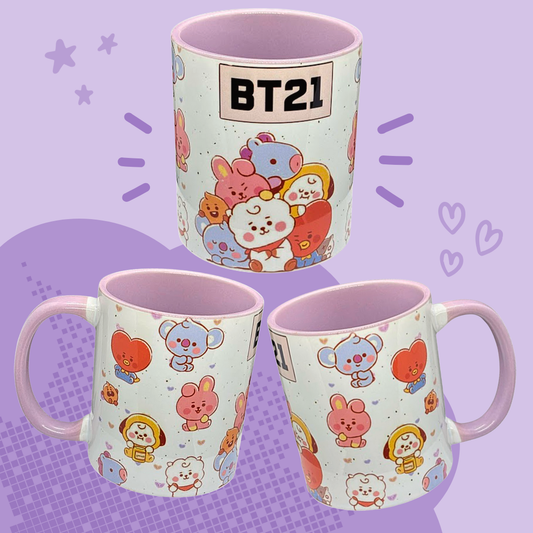 Caneca de Cerâmica BT21