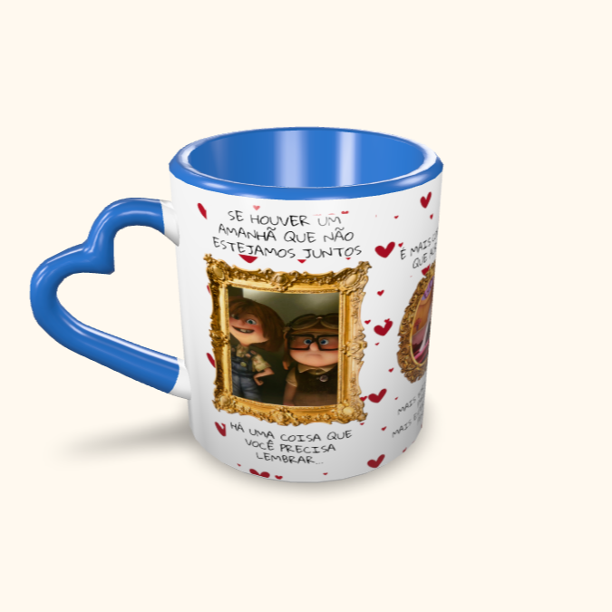 Caneca de Cerâmica Up Altas Aventuras - Se houver um amanhã