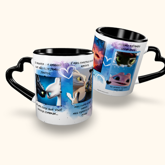 Caneca de Cerâmica Dia dos Namorados - Banguela e Furia da Luz