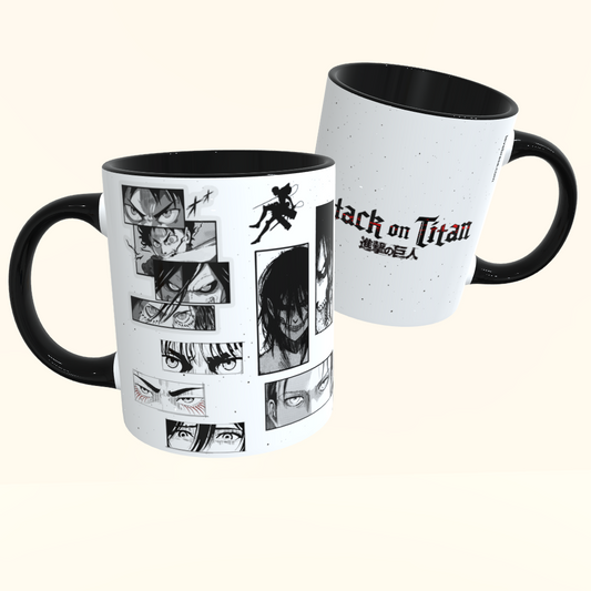 Caneca de Cerâmica Attack On Titan - Shingeki No Kyojin