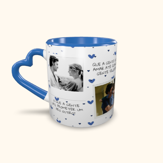 Caneca de Cerâmica Dia dos Namorados - Grey's Anatomy