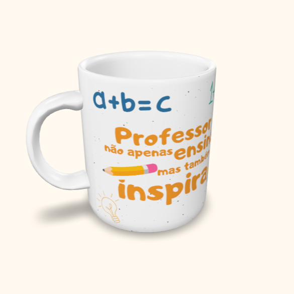 Caneca de Cerâmica Dia dos Professores - Inspira