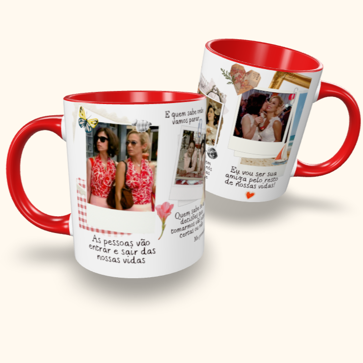 Caneca de Cerâmica Amigas - Fátima e Sueli