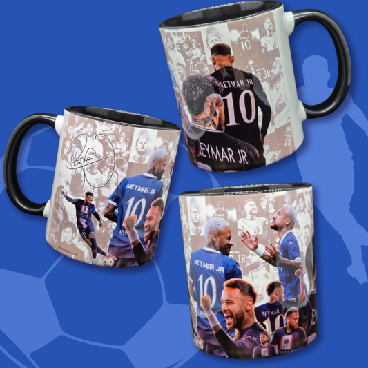 Caneca de Cerâmica Futebol - Neymar - PSG