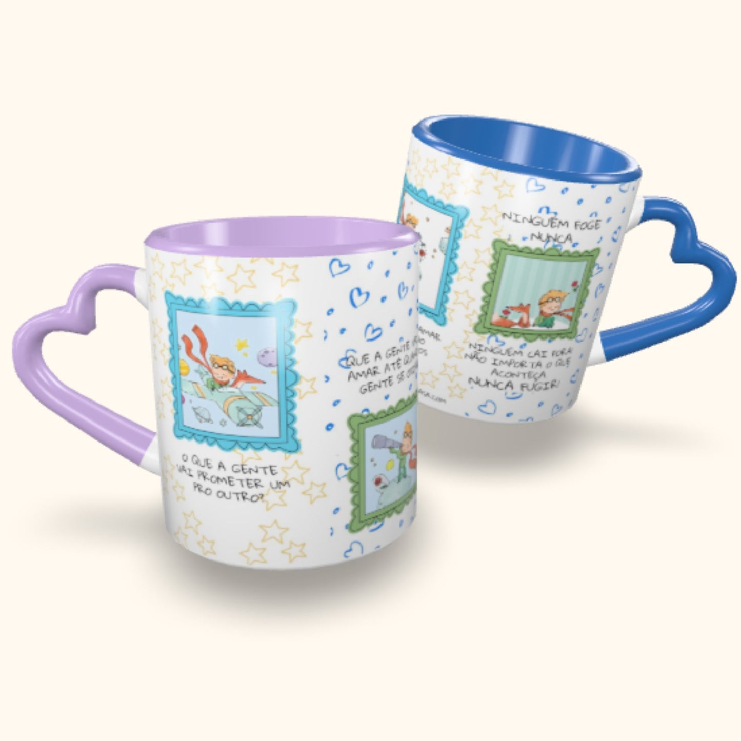 Caneca de Cerâmica Pequeno Príncipe - O que a gente vai prometer