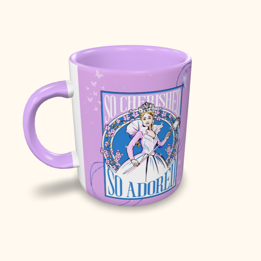 Caneca de Cerâmica Filmes - Cartaz Glinda So Adored