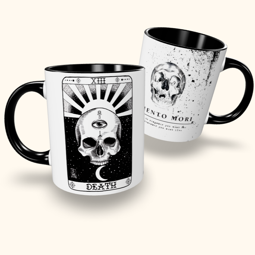 Caneca de Cerâmica Memento Mori - Death