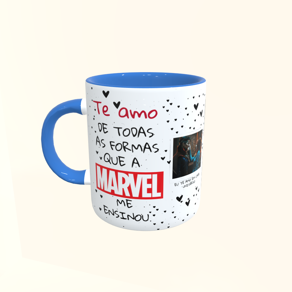 Caneca de Cerâmica Dia dos Namorados - Marvel