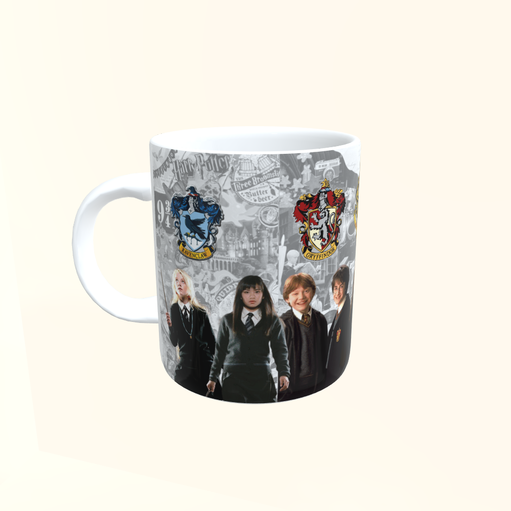 Caneca de Cerâmica Filmes - Harry Potter - Casas