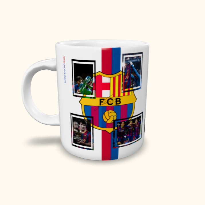 Caneca de Cerâmica Messi - Barcelona