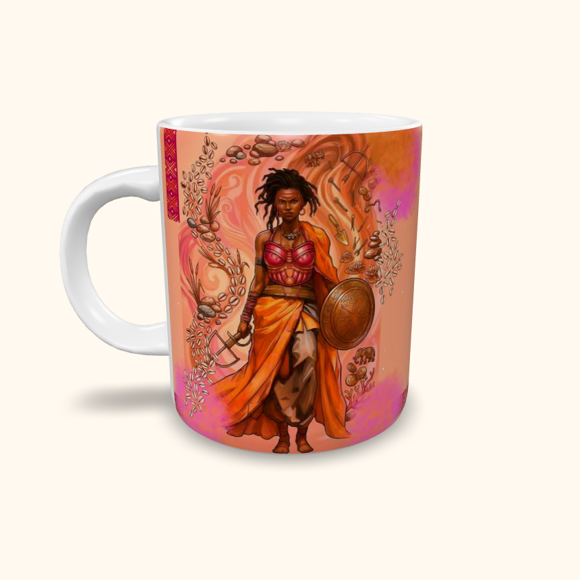 Caneca de Cerâmica Personalizada - Orixás - Obá