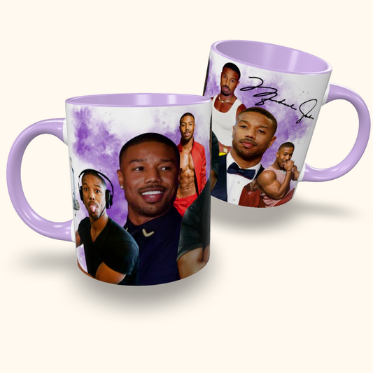Caneca de Cerâmica Artistas - Michael B. Jordan
