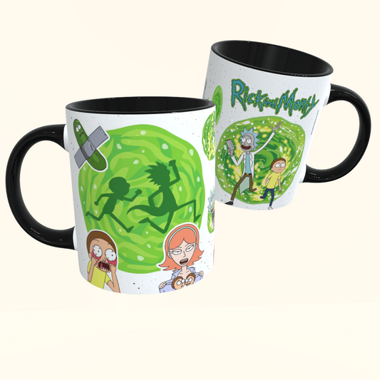 Caneca de Cerâmica Ricky & Morty