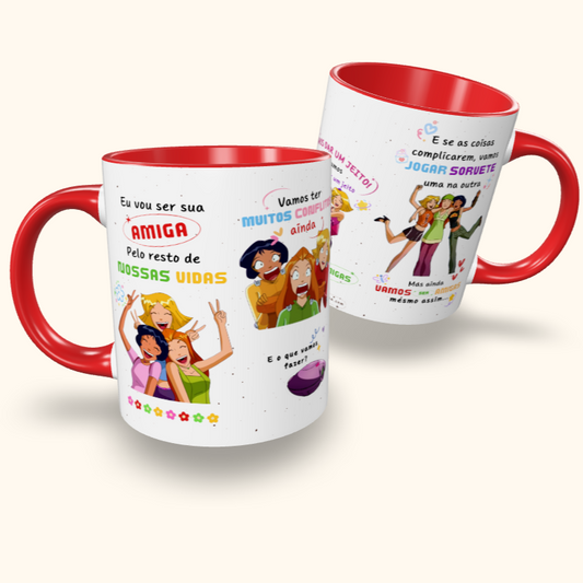Caneca de Cerâmica Amiga pelo resto de nossas vidas - 3 espiãs demais