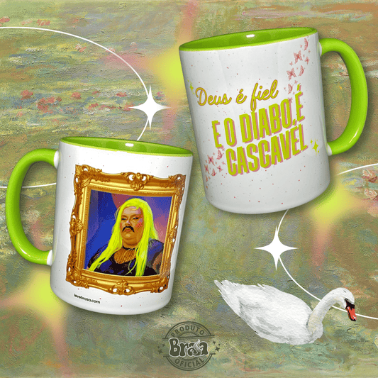 Caneca de Cerâmica Madrinha - Pintura Renascentista