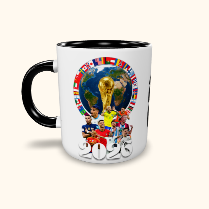 Caneca de Cerâmica Copa do Mundo 2026