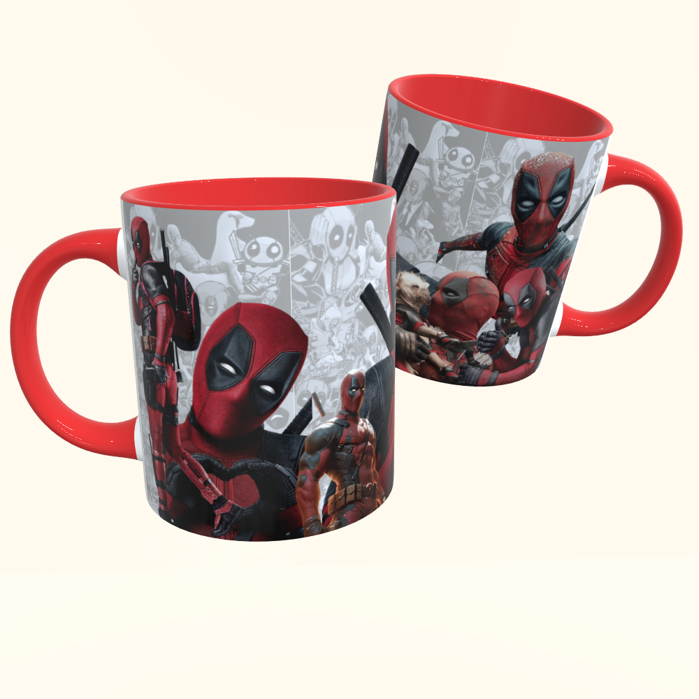 Caneca de Cerâmica Filmes - Deadpool